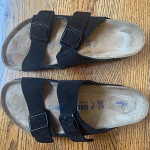 NEW Birkenstock Arizona Soft Footbed suede sandal US Men 8-8.5 Women 10-10.5